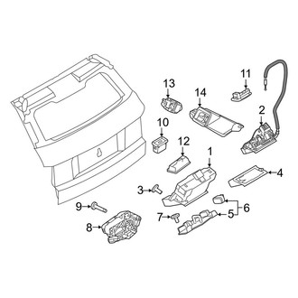 Land Rover OE - Lift Gate - Lock & Hardware (Dynamic / Pure)