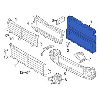 Land Rover OE - Front Radiator Support Panel