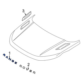 Land Rover OE - Front Hood Emblem