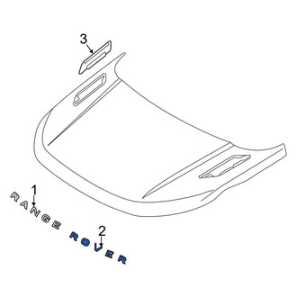 Land Rover OE - Front Hood Emblem