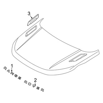 Land Rover OE - Hood - Exterior Trim (R-Dynamic HSE / R-Dynamic S / R-Dynamic SE)