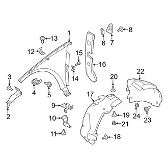 Land Rover OE - Fender & Components