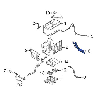 Land Rover OE - Rear Vehicle Battery Bracket
