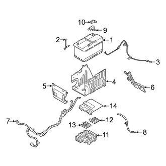 Land Rover OE - Electrical - Battery (Conventional), (R-Dynamic S / R-Dynamic SE / S / SE)