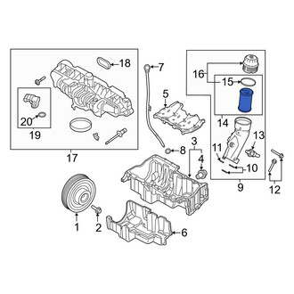 Land Rover OE - Engine Oil Filter Element