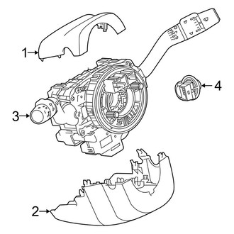 Land Rover OE - Steering Column - Shroud, Switches & Levers (First Edition / R-Dynamic HSE / R-Dynamic S / R-Dynamic SE / S / SE)