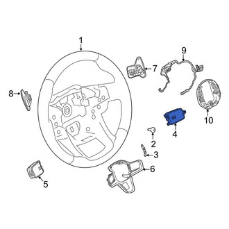 Land Rover OE - Right Steering Column Switch Housing