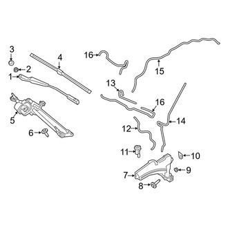 Land Rover OE - Windshield - Wiper & Washer Components (First Edition / R-Dynamic HSE / R-Dynamic S / R-Dynamic SE / S / SE)