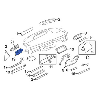 Land Rover OE - Upper Instrument Panel Air Bag