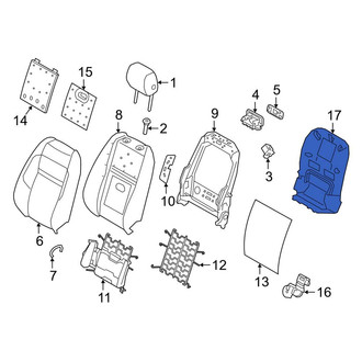 Land Rover OE - Front Right Seat Back Panel
