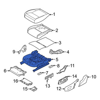 Land Rover OE - Front Left Seat Frame