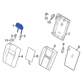 Land Rover OE - Rear Left Headrest