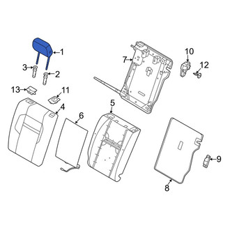 Land Rover OE - Rear Left Headrest