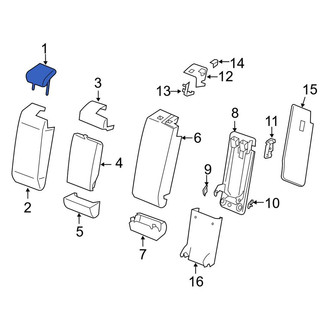 Land Rover OE - Rear Center Headrest
