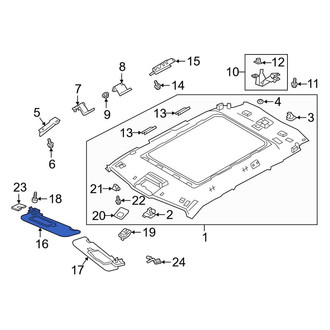 Land Rover OE - Front Right Sun Visor