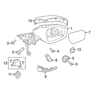 Land Rover OE - Front Door - Outside Mirrors