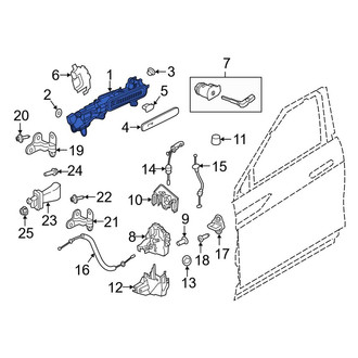 Land Rover OE - Front Left Outer Exterior Door Handle