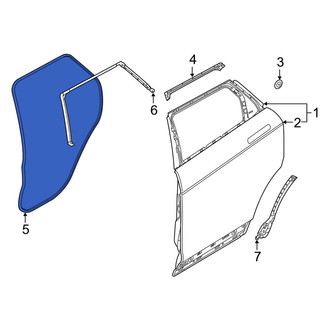Land Rover OE - Rear Outer Door Seal