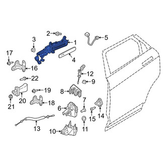 Land Rover OE - Front Left Outer Exterior Door Handle