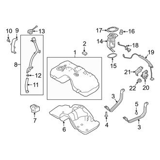 Land Rover OE - Fuel System Components (First Edition / R-Dynamic HSE / R-Dynamic S / R-Dynamic SE / S / SE)