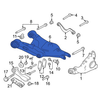 Land Rover OE - Rear Left Lower Suspension Control Arm