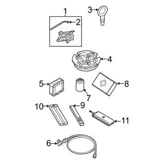 Land Rover OE - Rear Body & Floor - Jack & Components