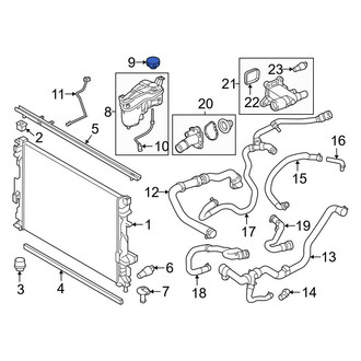 Land Rover OE - Engine Coolant Reservoir Cap