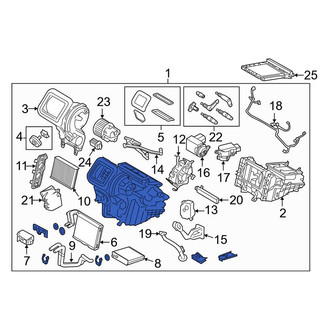 Land Rover OE - HVAC Unit Case Assembly