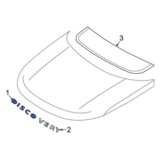 Land Rover OE - Front Hood Emblem
