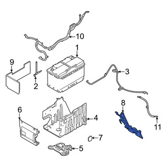 Land Rover OE - Rear Vehicle Battery Bracket
