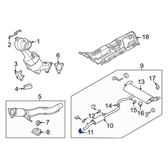 Land Rover OE - Exhaust Muffler Clamp