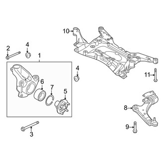 Land Rover OE - Front Suspension - Suspension Components (Base / R-Dynamic HSE / R-Dynamic S / R-Dynamic SE / S / SE)