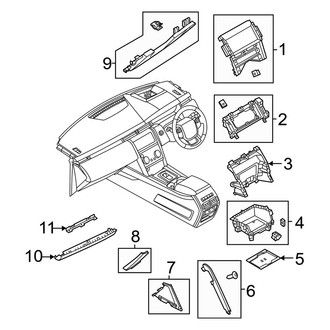 Land Rover OE - Instrument Panel Components (Lower Components)