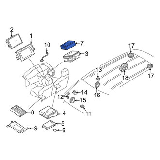 Land Rover OE - Radio Control Unit