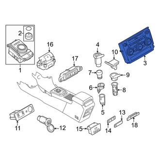 Land Rover OE - HVAC Temperature Control Panel