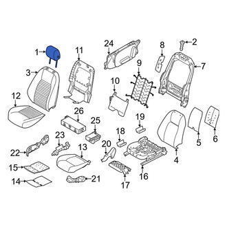 Land Rover OE - Front Left Headrest