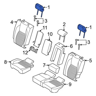 Land Rover OE - Center Outer Headrest