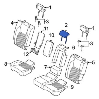 Land Rover OE - Center Inner Headrest