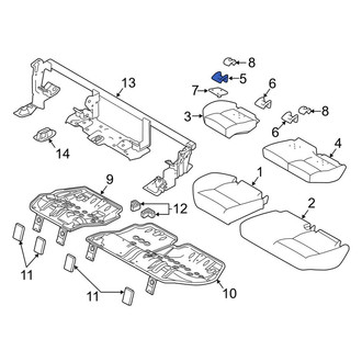 Land Rover OE - Center Outer Child Restraint Anchor Plate