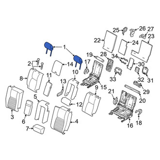 Land Rover OE - Center Headrest