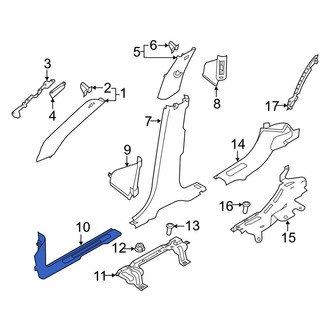 Land Rover OE - Front Left Door Sill Plate