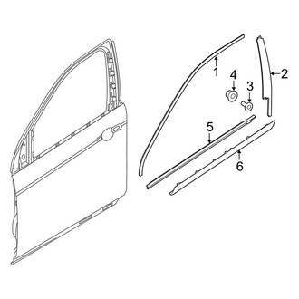Land Rover OE - Front Door - Exterior Trim