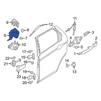 Land Rover OE - Front Right Door Lock Actuator Motor