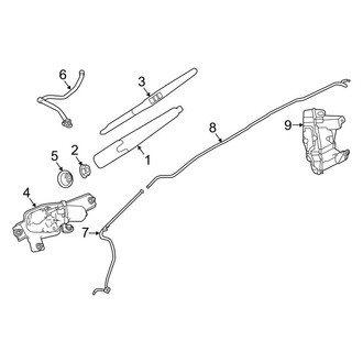 Land Rover OE - Lift Gate - Wiper & Washer Components (R-Dynamic S / R-Dynamic SE / S / SE)