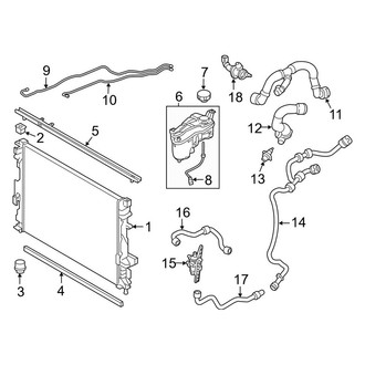 Land Rover OE - Cooling - Radiator & Components (Radiator & Hoses)