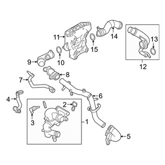 Land Rover OE - Cooling - Radiator & Components (Thermostat & Components), (HSE / HSE Luxury / SE)