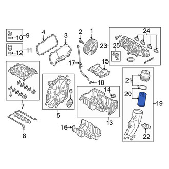 Land Rover OE - Engine Oil Filter Element