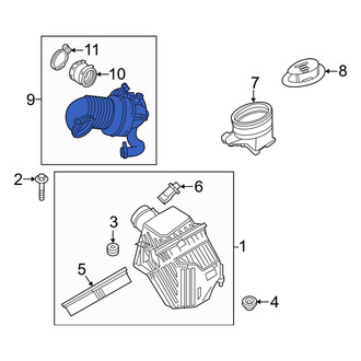 Land Rover OE - Engine Air Intake Hose