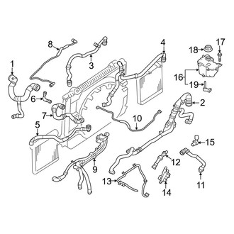 Land Rover OE - Cooling - Hoses & Lines (With Extra Cooling), (2.0L Gas)