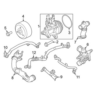 Land Rover OE - Cooling - Water Pump (Main), (HST / R-Dynamic S 3.0L)